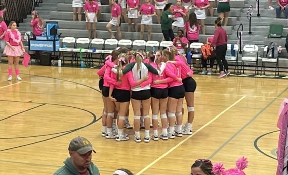 Volley Chips Claim District Champs During Pink Week Fun!